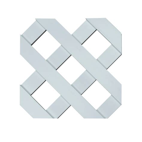 Durashell® Vinyl Lattice Traditional Diagonal And Square Lattice