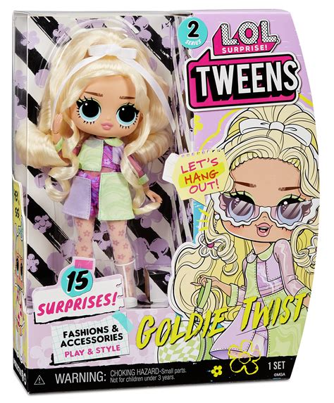 Lol Surprise Tweens Series 2 Fashion Doll Goldie Twist With 15