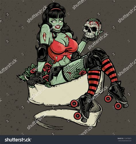 Sexy Female Zombie Drawings