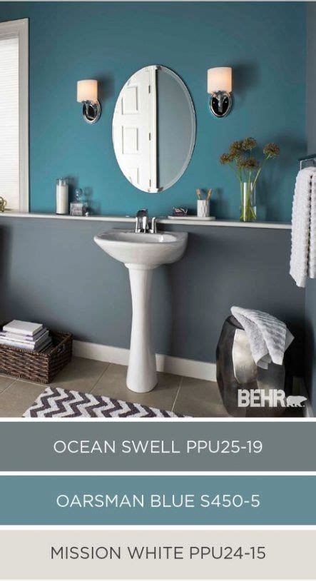 Best Bath Room Ideas Teal And Grey Ideas Blue Accent Walls Bathroom