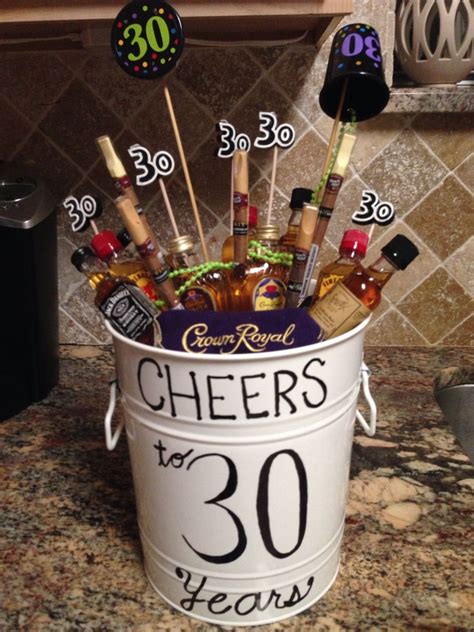 30th Birthday Bucket For Guys 30th Birthday Birthday Glassware