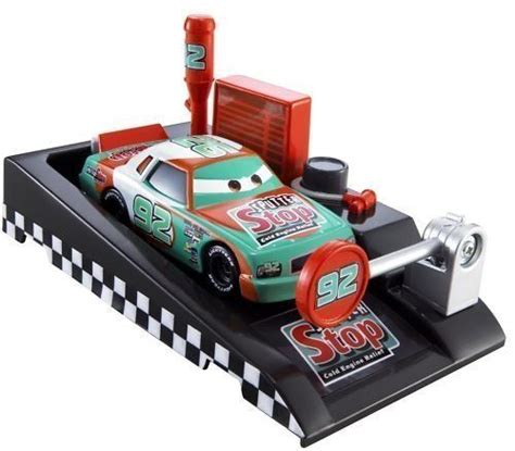 Disney Pixar Cars Pit Race Off Sputter Stop 92 Launcher By Disney
