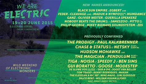 Black Sun Empire En Meer Voor We Are Electric 2015