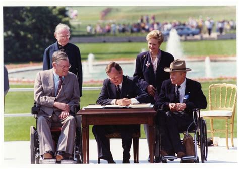 Americans With Disabilities Act Signing White House Historical Association