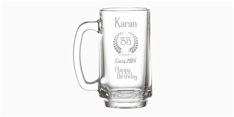 Personalised Happy Birthday Beer Mug Personalised Ts In Delhi Ncr
