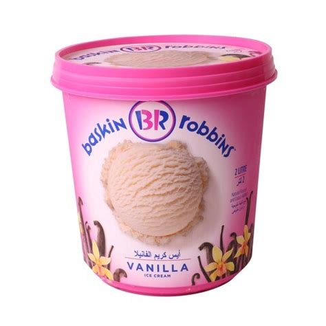 Baskin Robbins Vanilla Ice Cream L