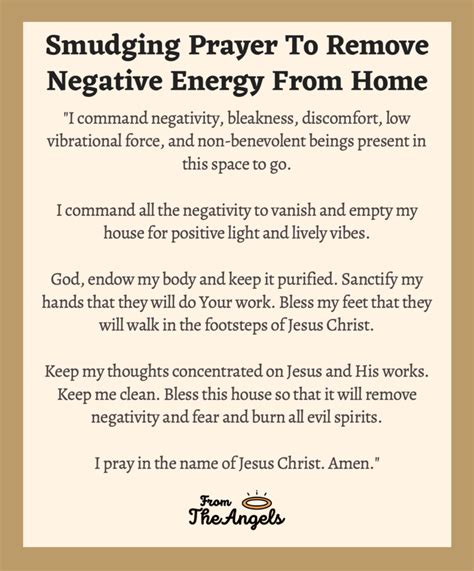 7 Smudging Prayer To Remove Negative Energy From Home