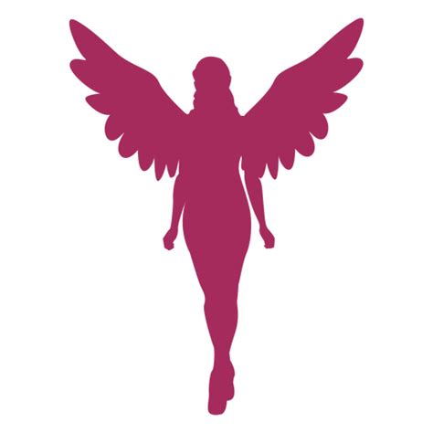 Standing Angel Silhouette Transparent Png And Svg Vector File