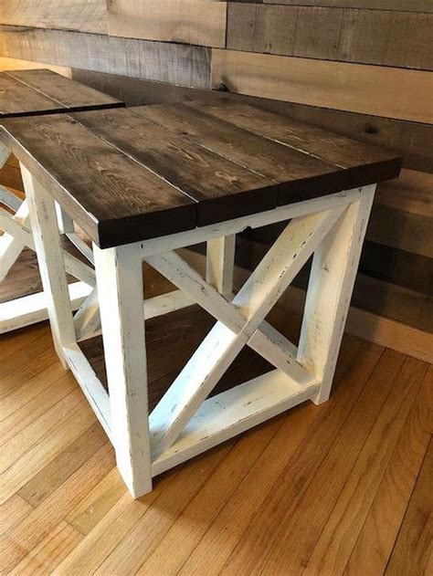 You'll find lots of great ideas for diy end table plans and projects in this list! Awesome 20+ Latest Farmhouse End Table Design Ideas. More ...