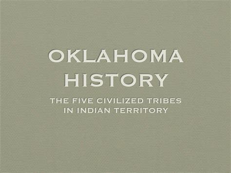 The Five Civilized Tribes In Indian Territory Board Questions Docslib