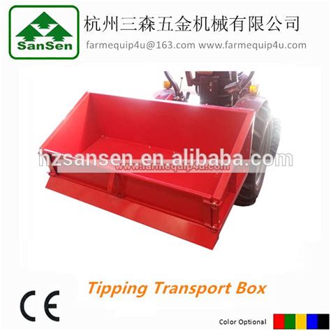 Source Ttb120 Tractor 3 Point Rear Tipping Transport Box Tractor