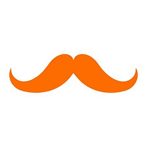 Download High Quality Mustache Clip Art Orange Transparent Png Images