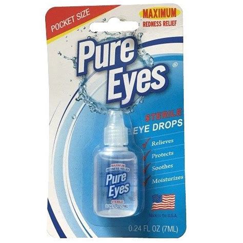 Pure Eyes At Rs 395piece आँख की ड्रॉप आई ड्राप 3g Chemist New