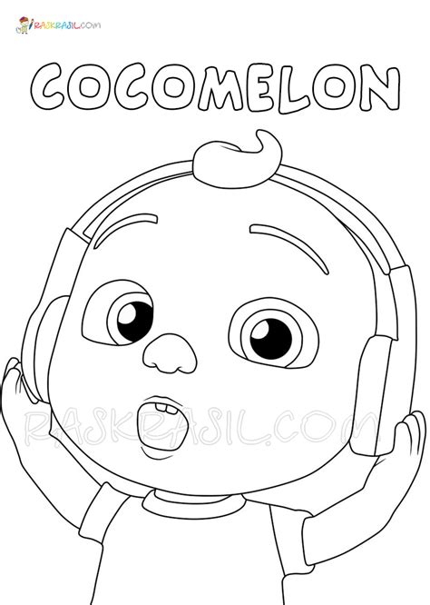 Cocomelon Logo Coloring Page Free Printable Coloring Pages For Kids
