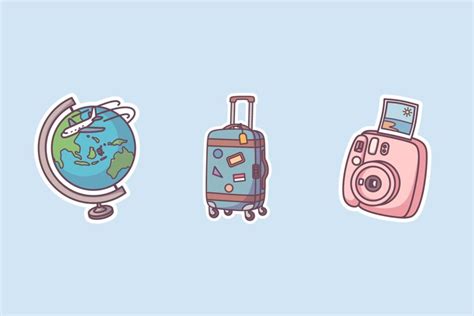 Travel Sticker Illustrations