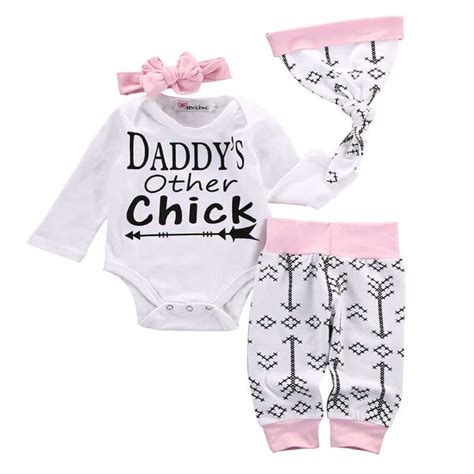Daddys Other Chick Outfit Baby Girl Set