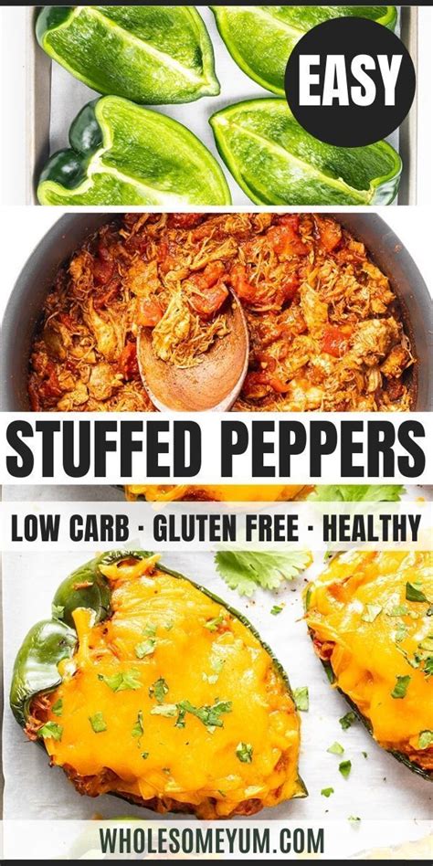 Taco stuffed bell peppers (keto stuffed peppers), is an easy to make mexican recipe that everyone will love. Keto Mexican Cheese & Chicken Stuffed Poblano Peppers ...