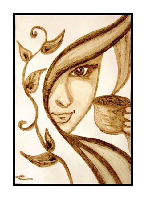 My Sunday 10 February 2013 Starting Coffee Art Coffee Art Drawing