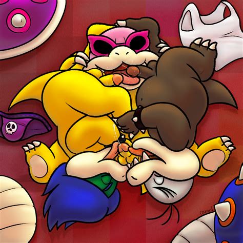 Rule 34 Briefs Clothing Group Group Sex Koopaling Ludwig Male Mario