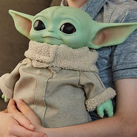 Disney 28cm Pvc Yoda Figure Grogu Plush Action Figure Toys Yoda Baby