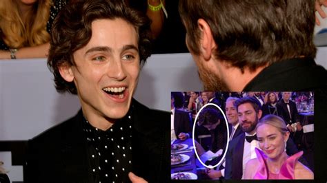timothée chalamet reading at the sags is a glorious new meme