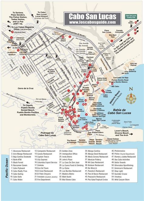 San Jose Del Cabo Hotels Map Chelsie Tuggle