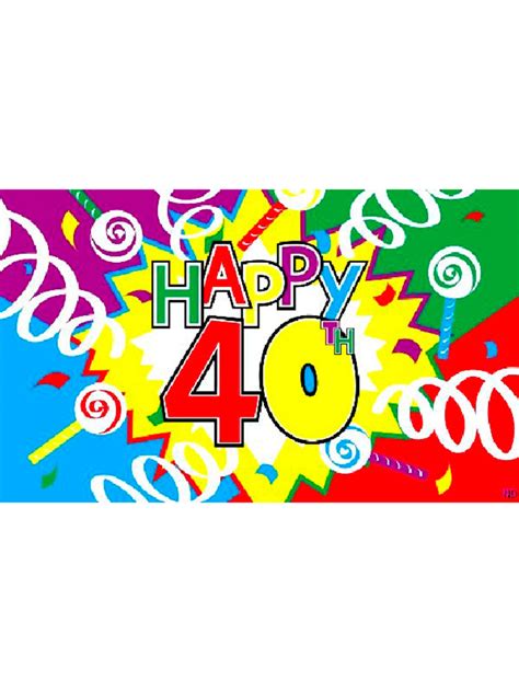 Happy 40th Birthday Images For Men