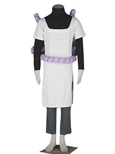 Decalon Naruto Cosplay Costume Orochimaru Coat T Shirt Pants Bandage