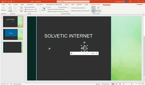 Cómo Poner Audio En Powerpoint A Todas Las Diapositivas ️ Solvetic