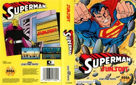 Sunsoft Superman Game Cover Art Superman Comic Vine
