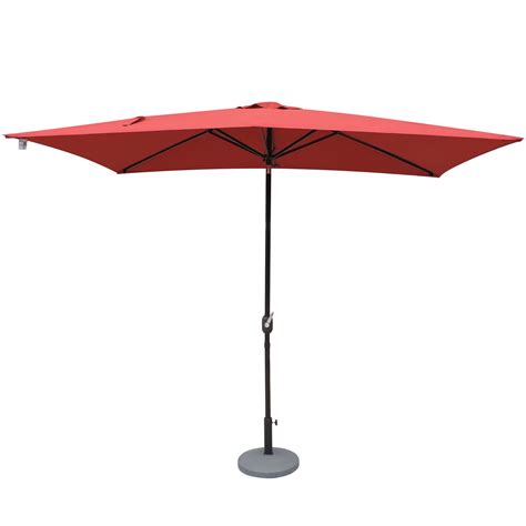 Island Umbrella Adriatic 65 Ft X 10 Ft Rectangular Market Umbrella In