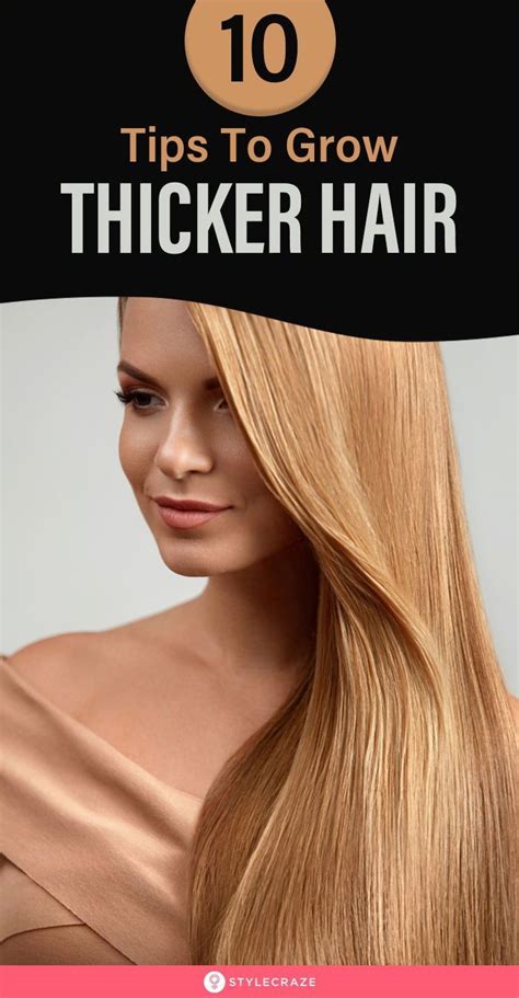 9 Essential Tips To Get Thicker Hair Dos And Donts Grow Thick Long