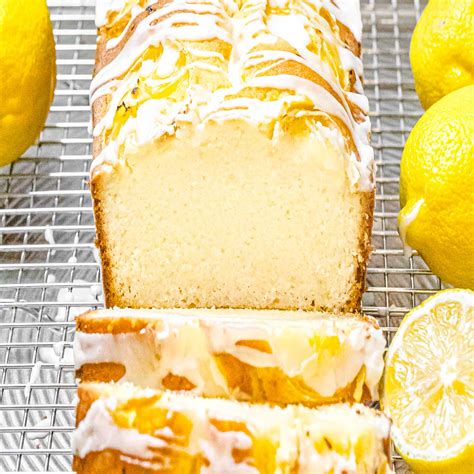 Easy Lemon Pound Cake With Glaze Drive Me Hungry