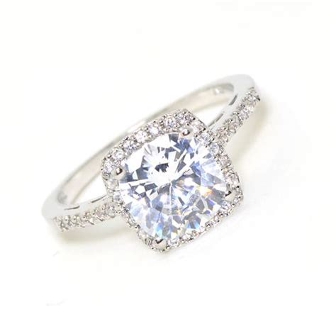 For a woman, the engagement ring is a jewel that she will treasure for the rest of her life to commemorate, perhaps the most celebrities have been known to offer the most stunning diamond engagement rings. Sparkling Halo Design Bridal Engagement Cubic Zirconia Ring - Size 7. Starting at $1 | Bridal ...