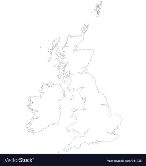 Outline England Map World United Kingdom Blank Outline Map United