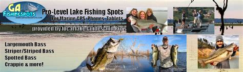 Lake Eufaula Fishing Map And Fishing Spots