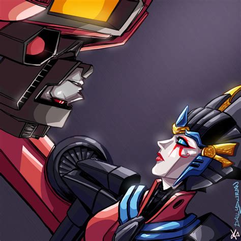 Starscream And Windblade By Thebutterfly On Deviantart Transformers