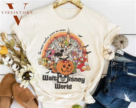 Walt Disney World Halloween Disney Halloween 2022 T Shirt Hollytees