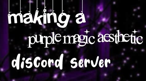 Purple Discord Aesthetic Logo Purple Magic Aesthetic Server Discord