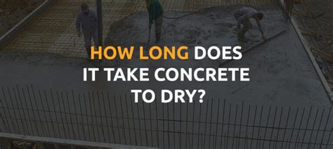How Long Does Concrete Take To Cure Concrete Cure Time