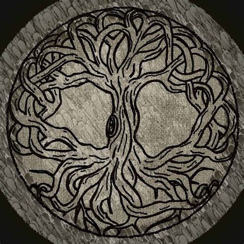 The celtic knots at the corners, and in its roots, are a reminder that everything is connected and has a place in the tapestry of life. The Celtic Tree of Life or Crann Bethadh - Irish Around The World