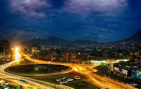 Beautiful Kabul At Night Afghanistanby Yama Azizi Afghanistan