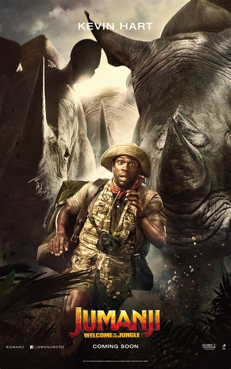 Jumanji Welcome To The Jungle 2017 Poster Kevin Hart As Moose