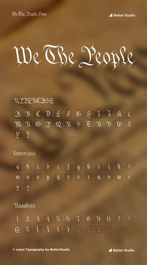 We The People Font Download Free