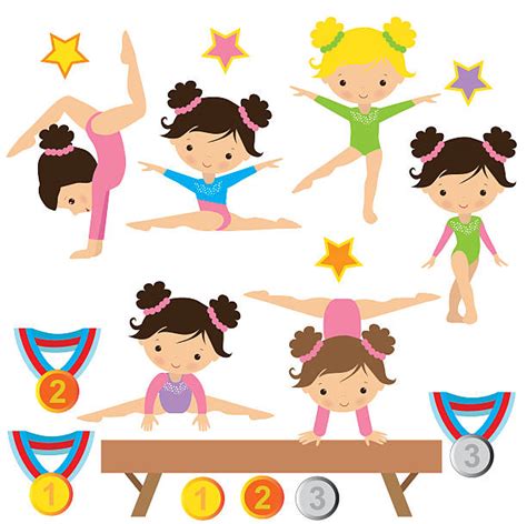 Royalty Free Gymnastics Clip Art Vector Images And Illustrations Istock