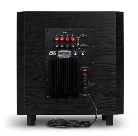 Tsw12 12 Home Theater Powered Subwoofer Mtx Audio