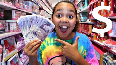 Tiana Spends £200 In 10 Minutes Toys Shopping Challenge Youtube