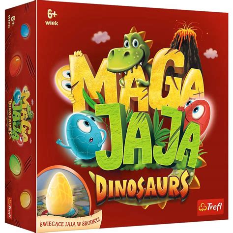 Magajaja Dinozaury Magiczne Jajka Towarzyska Gra Planszowa Trefl ERLI Pl