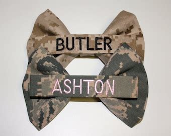 Hair Bow In Army Navy Marines Air Force