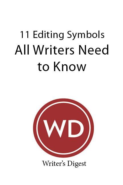 11 Editing Marks Every Writer Needs To Know Editing Symbols Editing
